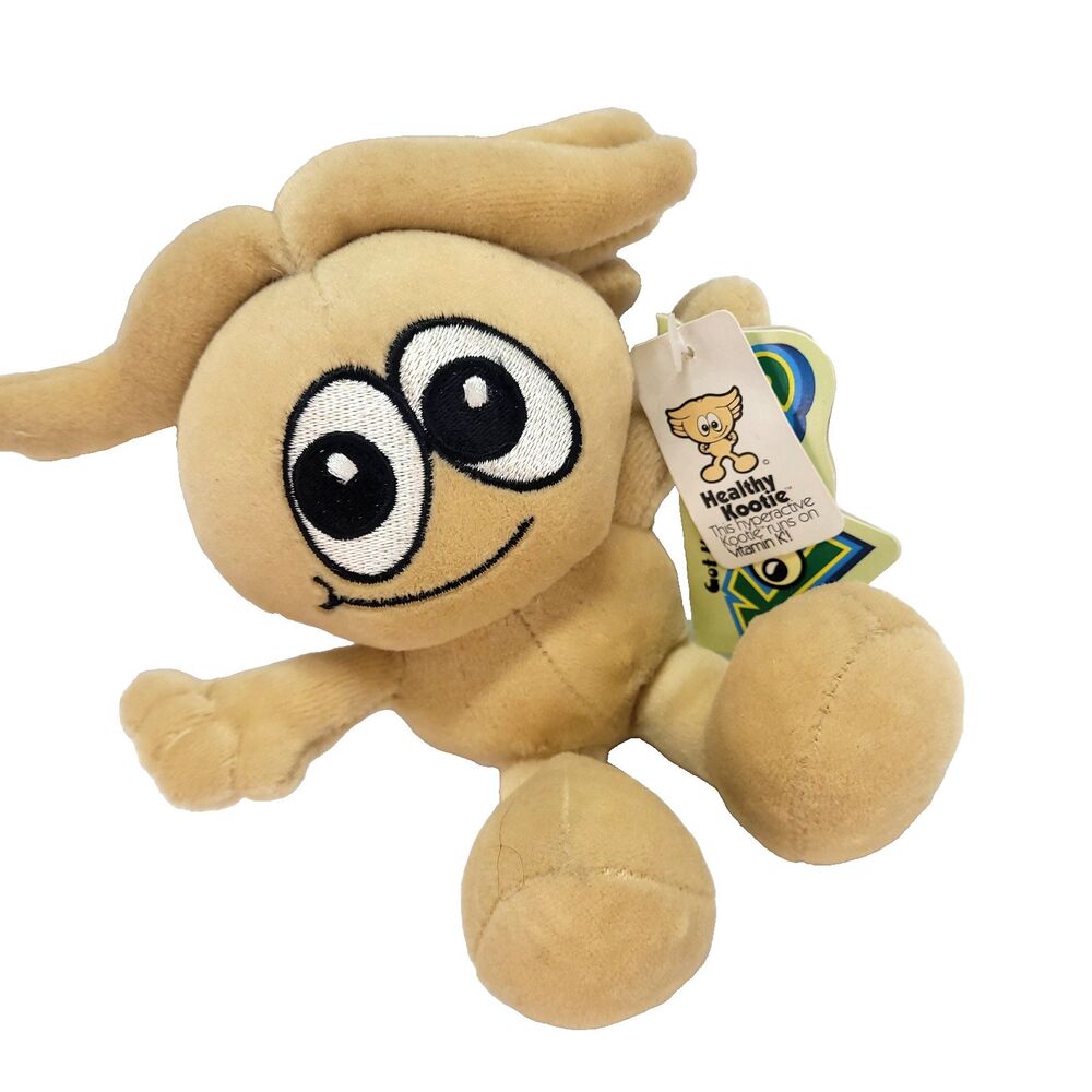 Got Kotties Healthy Kootie Vitamin K Plush 6" Tan 2001 Star Fineline Properties